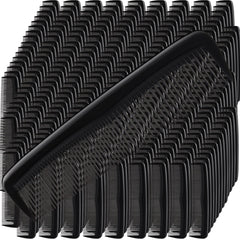 Peines de cabello Zopeal compactos en negro, ideales para viaje diario.