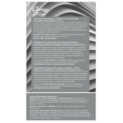 Zotos Quantum Extra Body, aplicación en uso, realce de rizos duraderos sin encrespamiento.