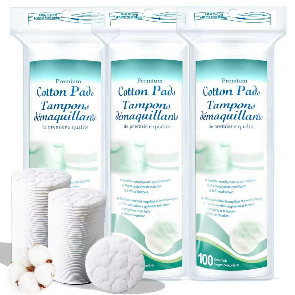 Almohadillas ZPCO premium, triple paquete, ideales para desmaquillar con suavidad