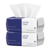Toallas faciales ZPCO ultra gruesas, 100 unidades, ideales para limpieza suave y eficiente.