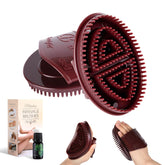 Zrpot Meridian Brush masaje corporal, vista frontal para relajar la piel.