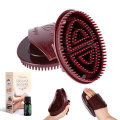 Zrpot Meridian Brush masaje corporal, vista frontal para relajar la piel.