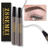 ZSSEMEI Waterproof Eyebrow Pen cap keeps tip protected for precise on-the-go application.