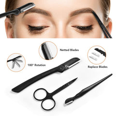 ZTRHYOO kit cejas cepillo: retoques suaves para acabado limpio