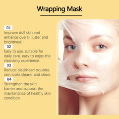 Mascarilla desprendible de cúrcuma para exfoliación suave