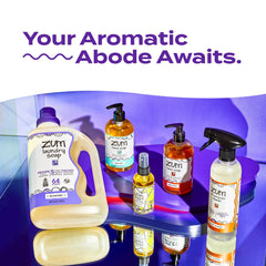 Notas de ámbar en el jabón Zum Indigo Wild, aroma envolvente.