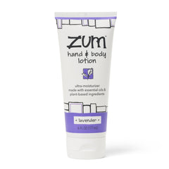 Zum loción para manos y cuerpo lavanda, frasco, hidratación suave
