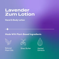 Lokción Zum lavanda, textura cremosa, piel suave