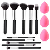 Pinceles Zutcogo para maquillaje 13 piezas profesional, acabado pulido