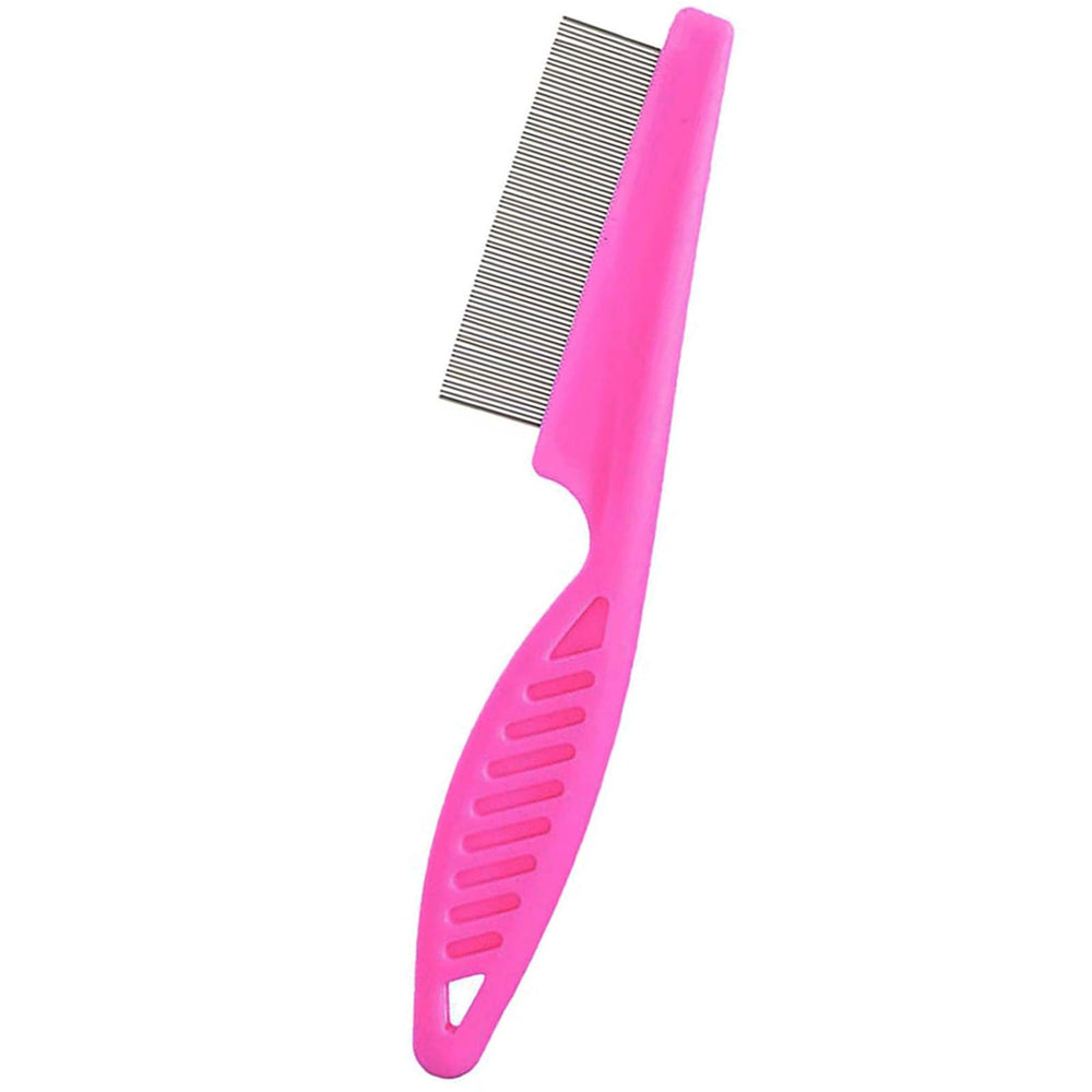 Peine ZYoung de dientes finos en acero inoxidable para cuidado capilar profesional.