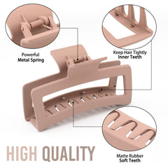ZYTJ clip jumbo para cabello grueso, sujeción segura