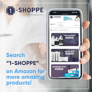 1-Shoppe All-in-Kit dispensador de pared listo para rellenar
