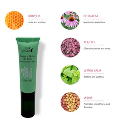 Aceites naturales en bálsamo labial 100% PURE para nutrición de labios.