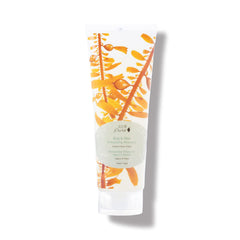 Champú 100% Pure kelp-menta: empaque atractivo para el baño.