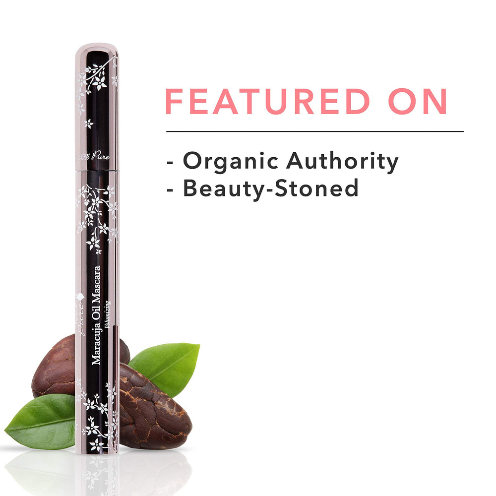 100% PURE Mascara Maracuyá: cuidado de ojos con ingredientes nutritivos.