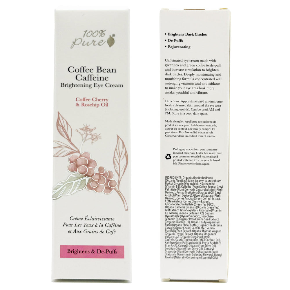 Producto vegano y sin crueldad de 100% PURE para ojos.