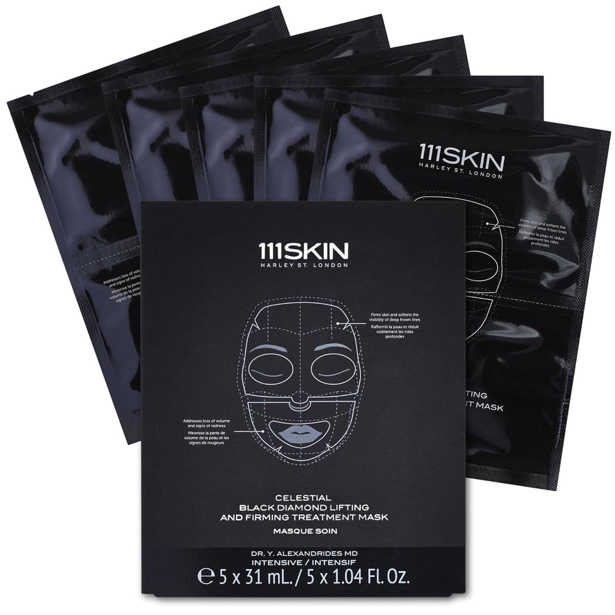 Caja de 111SKIN Celestial Black Diamond lista para rutina de cuidado