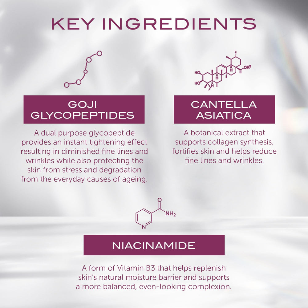 Sección inferior de la mascarilla Celestial para aportar plenitud a la piel