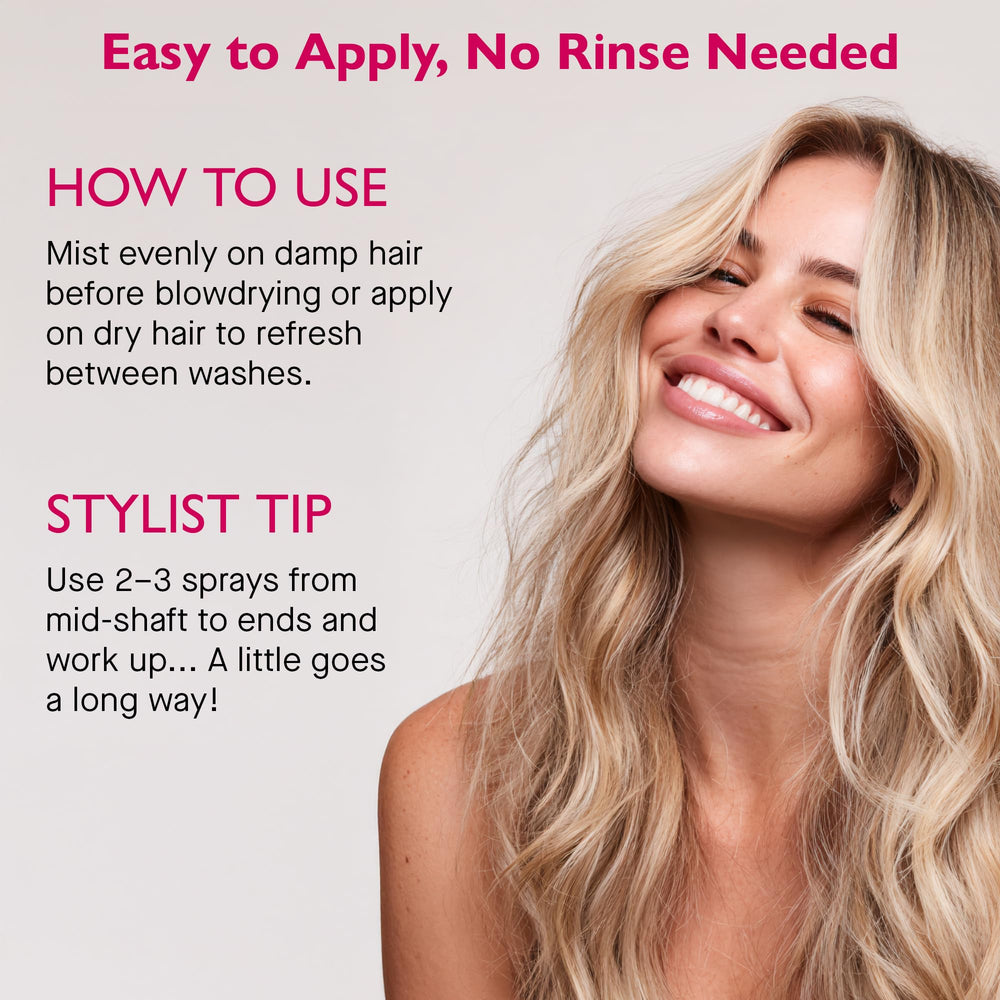 Desenredo rápido con 12 Benefits en todo tipo de cabello.