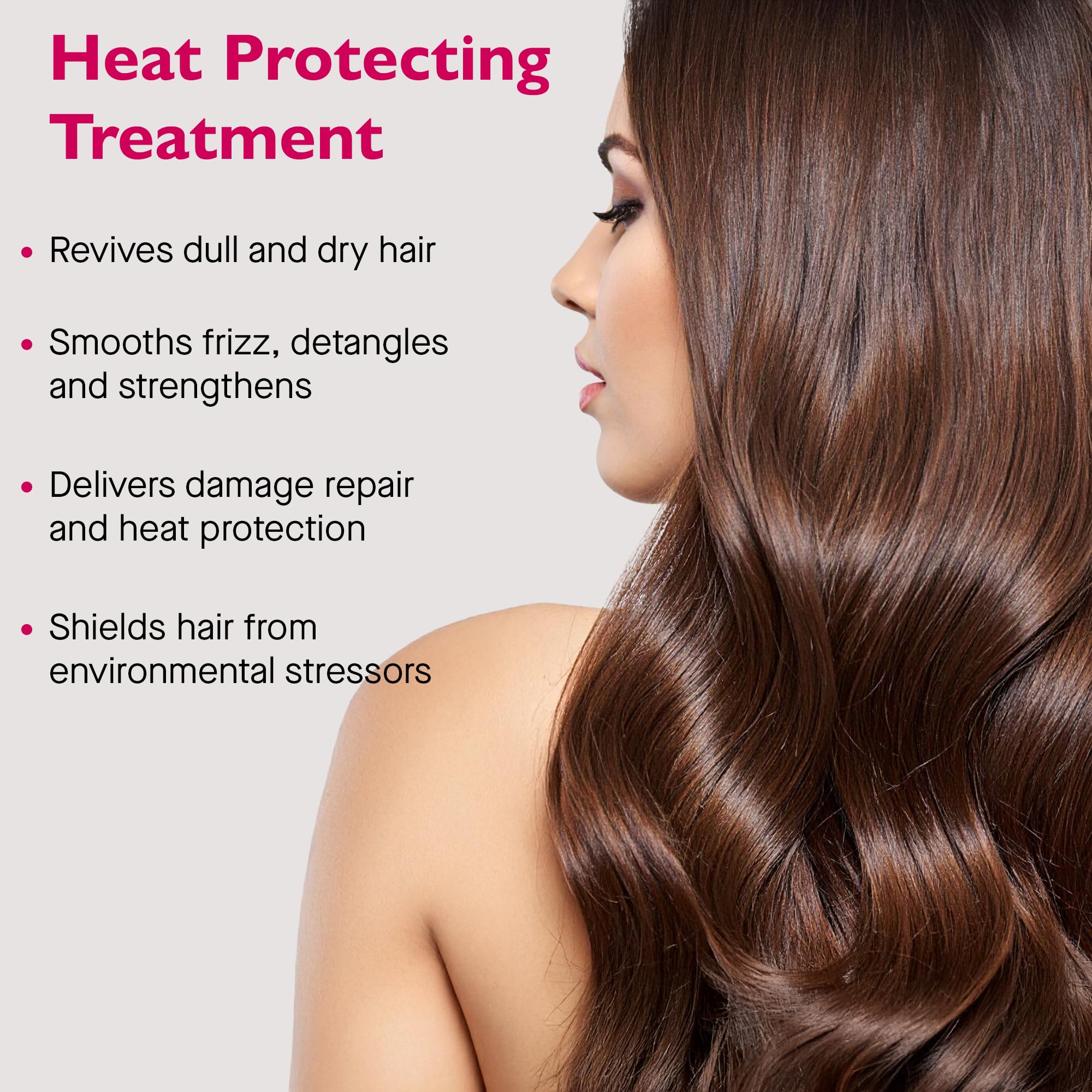Rociador 12 Benefits para aplicar y desenredar rápidamente el cabello.