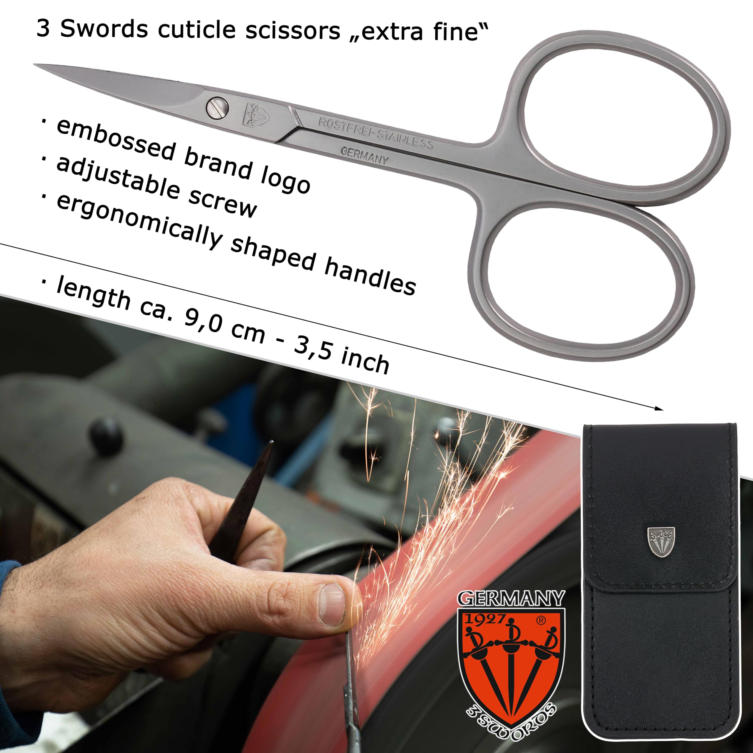Etui inclus pour transporter 3 Swords Germany en toute sécurité.