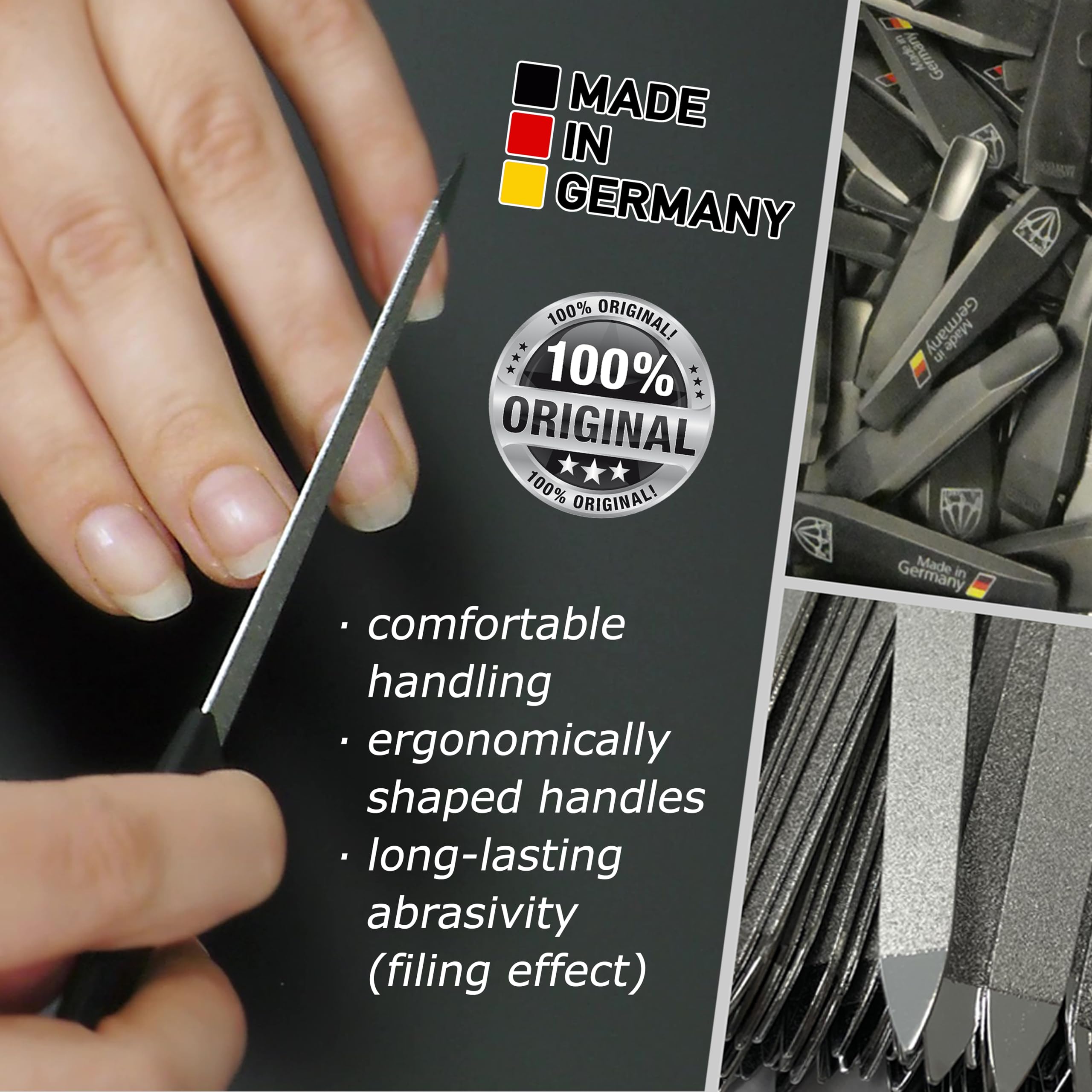 Presentación elegante de 3 Swords Germany, ideal para regalo.
