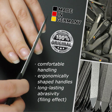 Presentación elegante de 3 Swords Germany, ideal para regalo.