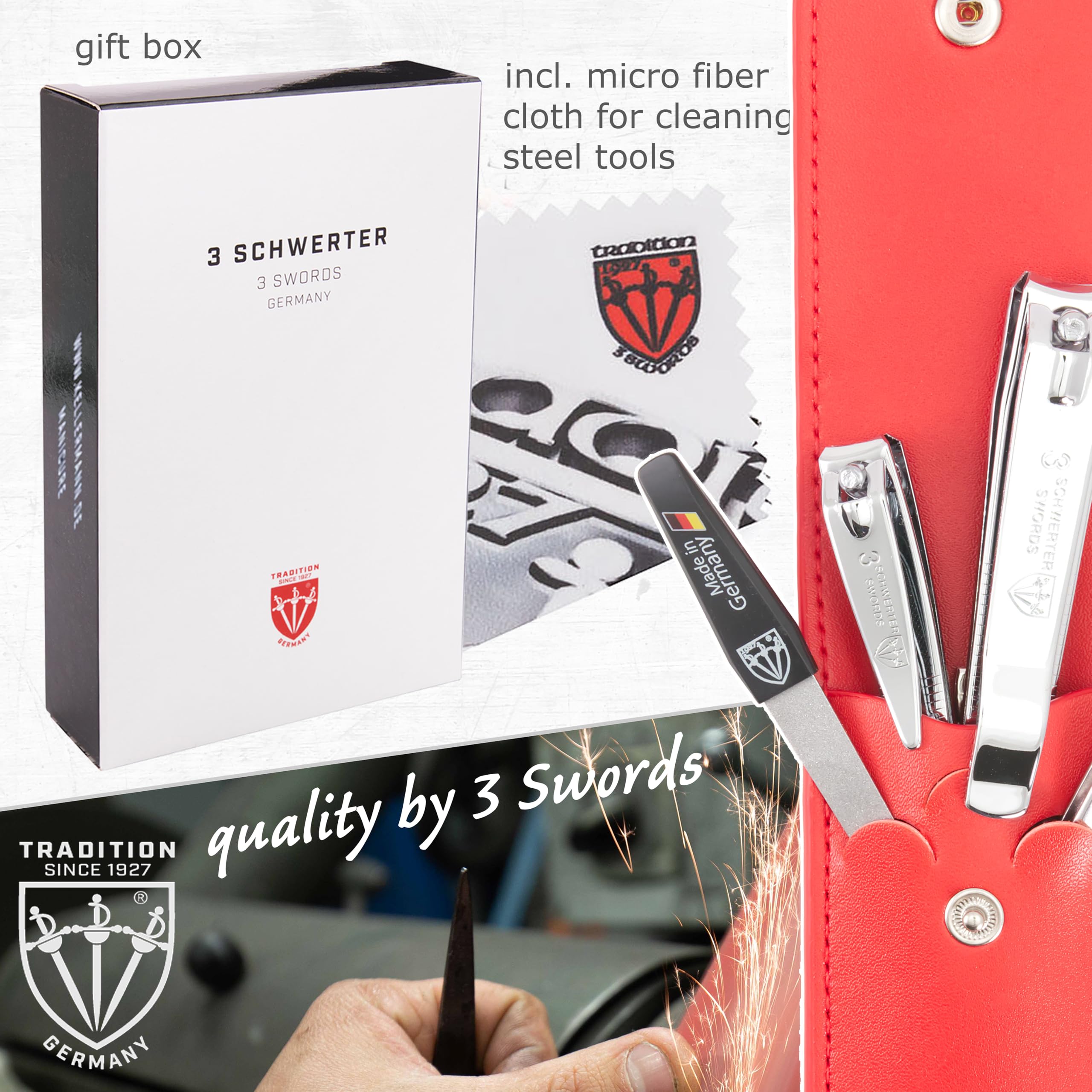 3 Swords Germany regalo set uñas, opción ideal para regalo.
