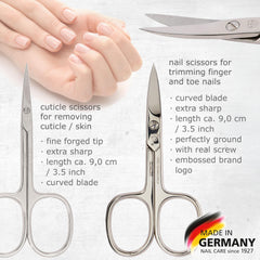 3 Swords Germany tijeras uñas, corte preciso para uso diario