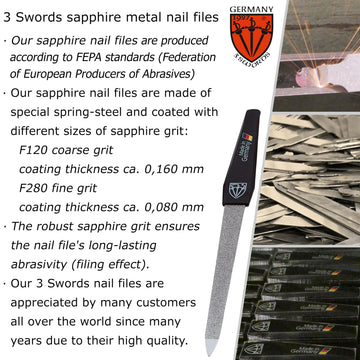 Kit de viaje de 3 Swords Germany para uñas.