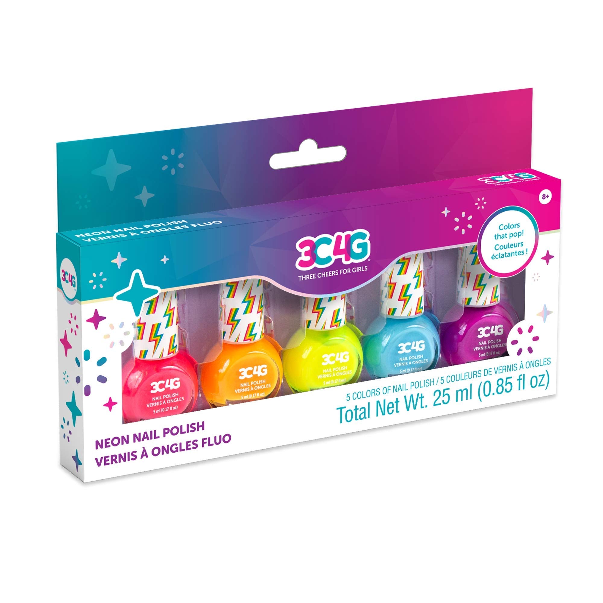 3C4G: muestra de colores neón para ideas de diseño