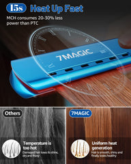 7MAGIC Nano Titanium, control de 5 temperaturas para diferentes tipos de cabello.