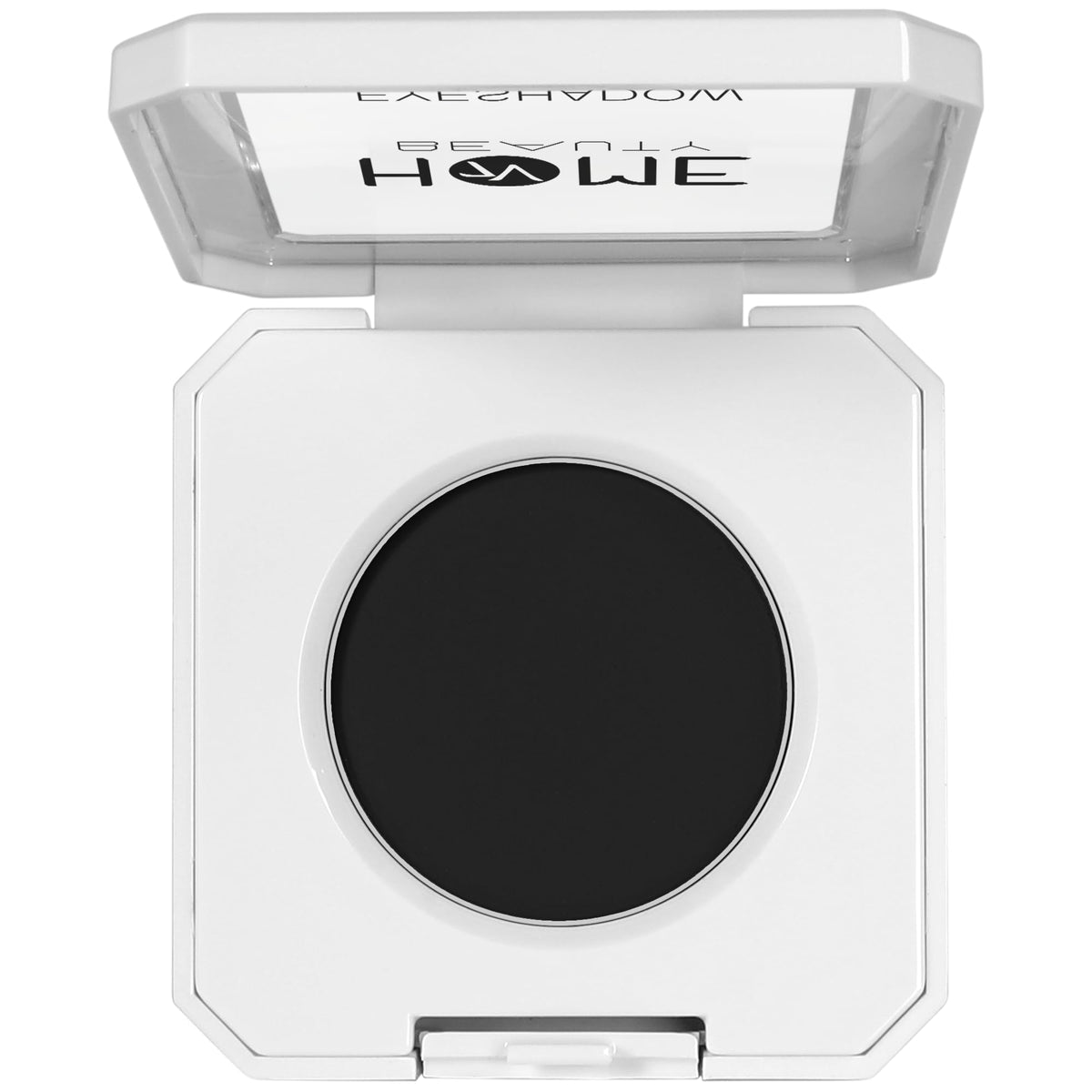 Sombra de ojos 7V HOME BEAUTY mate negra en caja blanca para uso diario.