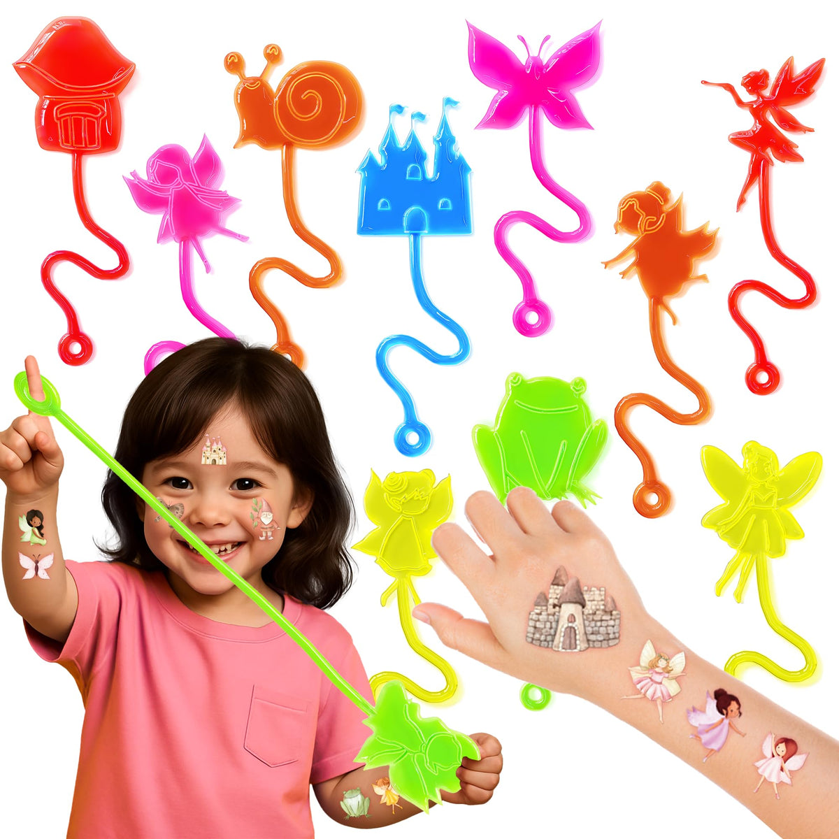 Manos hadas pegajosas 91STICKYHAND para fiestas infantiles, ideales como premio en fiestas.