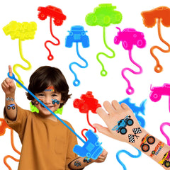Manos monstruo camión 91STICKYHAND, divertidas y seguras para fiestas infantiles