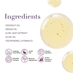 A LA MAISON Citrus Blossom hand soap lather delivers gentle cleansing with essential oils.