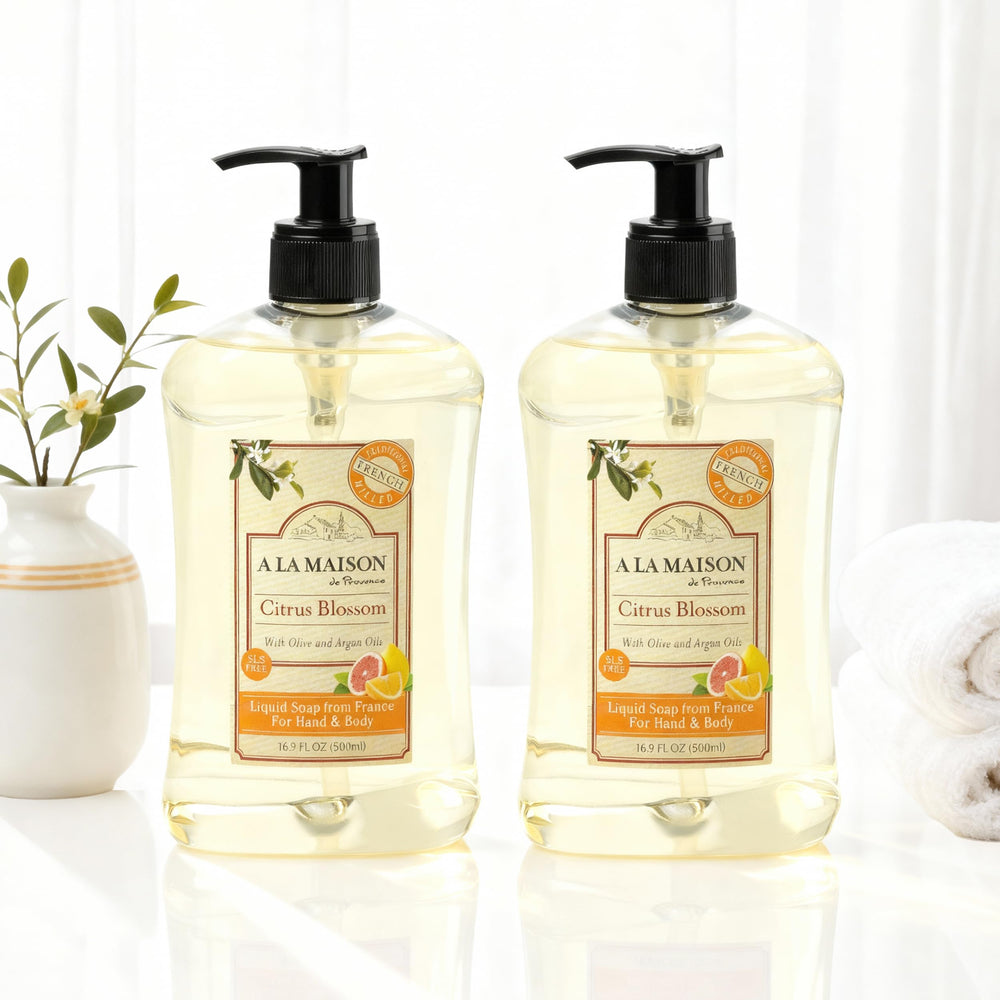 A LA MAISON jabon manos Citrus Blossom, envase reciclable para un hogar sostenible.