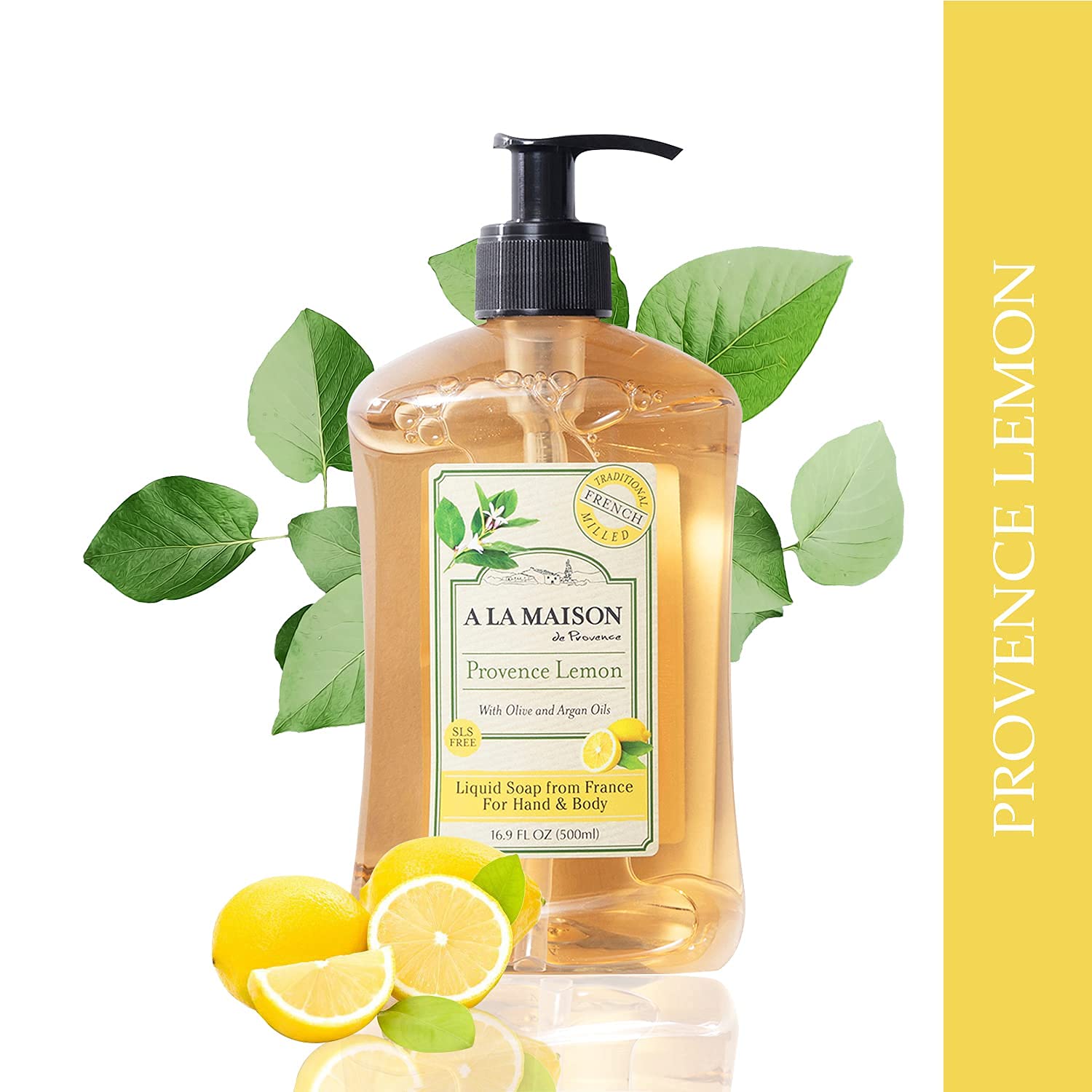 A LA MAISON Provence Limón, aceites vegetales que cuidan la piel.