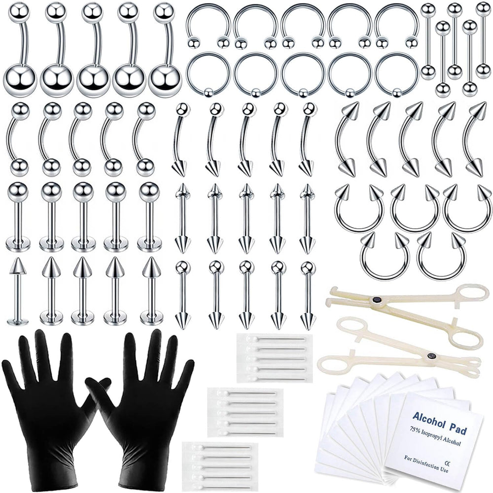 A-minusone set 84 piezas para perforaciones, kit completo para múltiples usos.