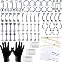 A-minusone set 84 piezas para perforaciones, kit completo para múltiples usos.