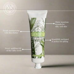 AAA crema corporal con textura emoliente y rápida absorción.