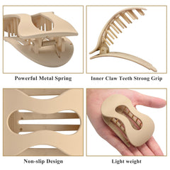 Aaiffey clip plano agarre firme y antideslizante para todo tipo de cabello