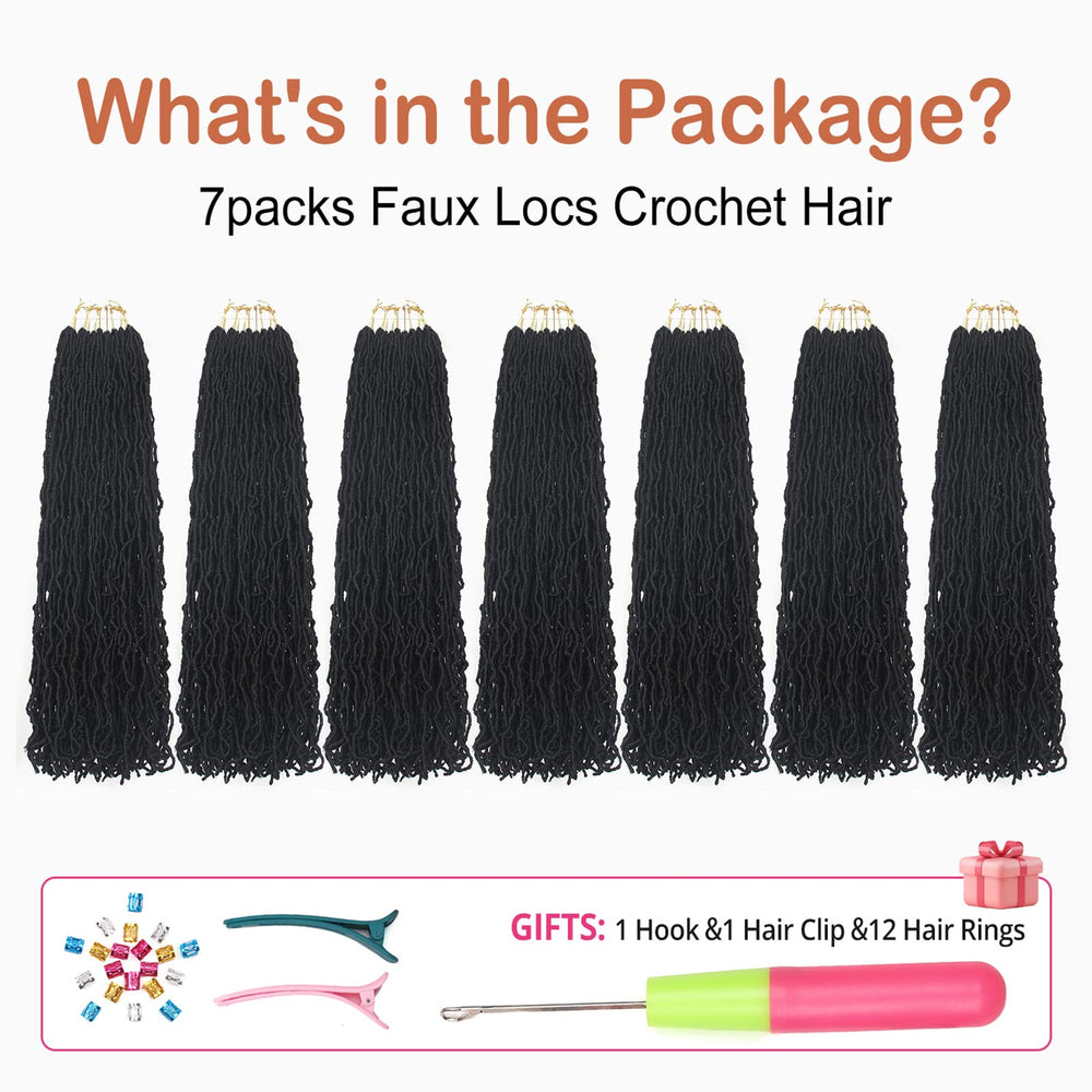 Aayubb Pre-looped crochet locs: instalación fácil para principiantes.
