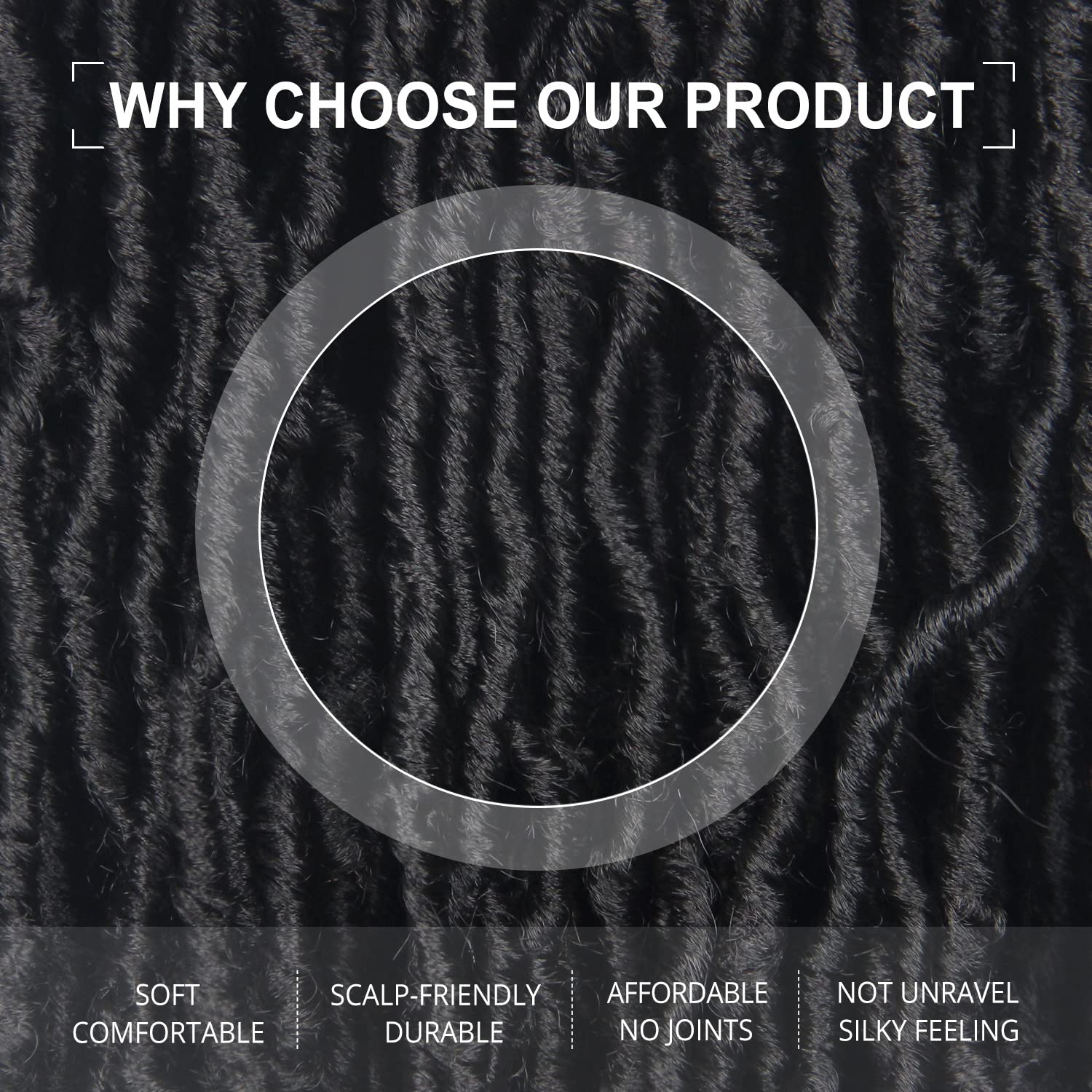 Aayubb Soft Locs: rizos naturales para un aspecto realista.