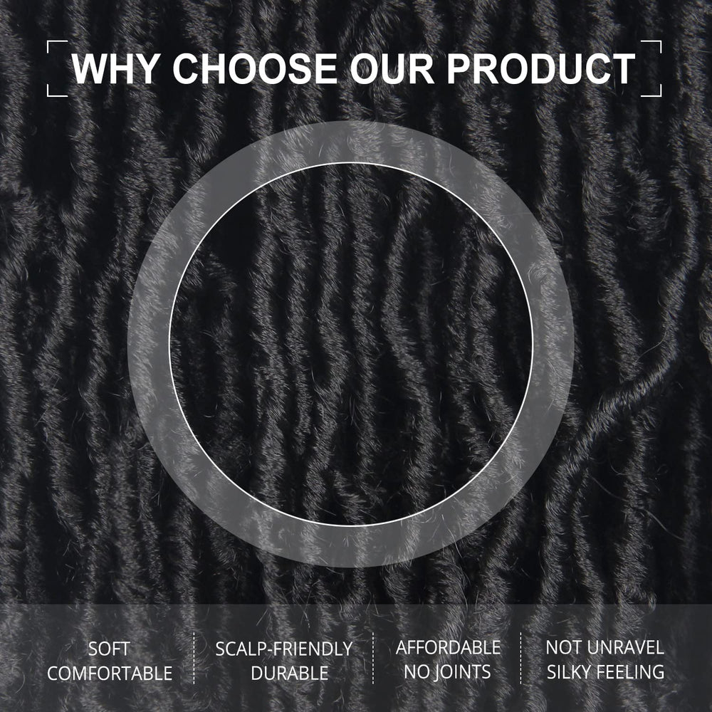 Aayubb Soft Locs: rizos naturales para un aspecto realista.