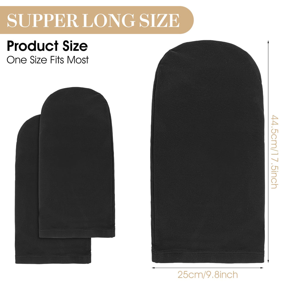 Gorrito satinado grande Abeillo para cabello largo, protege durante el sueño y el día