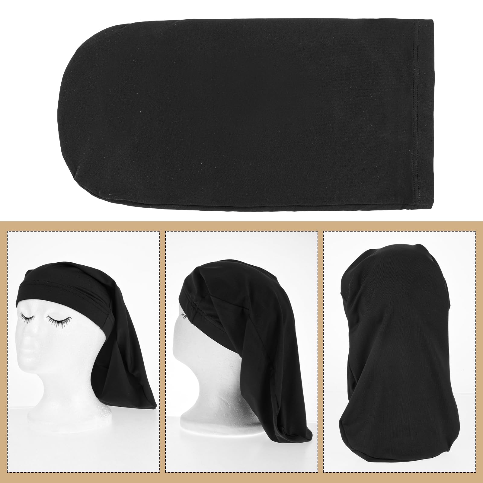 Gorrito satinado Abeillo para deporte y tareas, cómodo y ligero