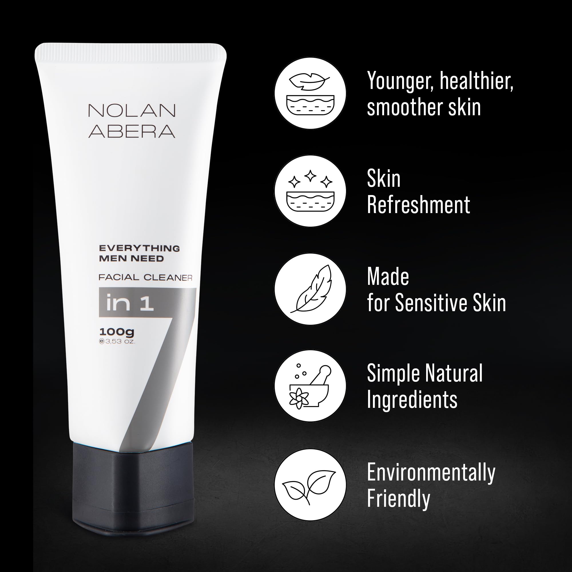 ABERA Nolan, sensación refrescante al enjuagar para la rutina matutina