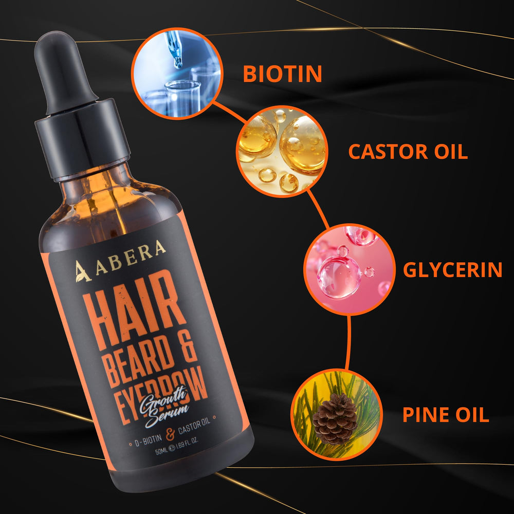 Aplicación del sérum ABERA sobre cuero cabelludo para cuidado diario.