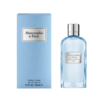 Abercrombie & Fitch First Instinct Blue: empaque llamativo, perfecto para regalo casual y momentos de confianza